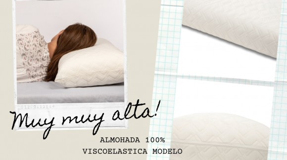 ¿Buscas una almohada viscoelástica muy alta? Almohada Top Visco de Seasons